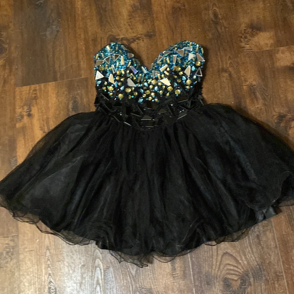 Dave & Johnny Strapless Corset Prom Homecoming Special Occasion Dress Size 5/6